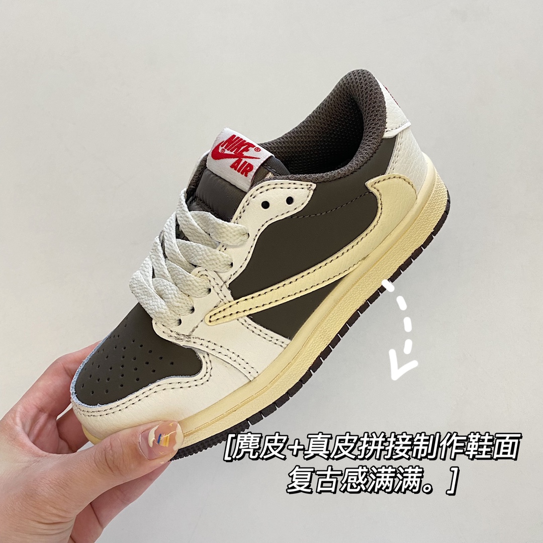 图片[2]-💰 【细节九宫格TS联名颜值真的超高！ 泛黄的倒钩Swoosh和中底也很有复古的味道，上脚超好看！很有TS风格！后跟处经典笑脸涂鸦联名标志也是超级帅气！附赠两双鞋带让穿搭更加的多样化！-选品中心