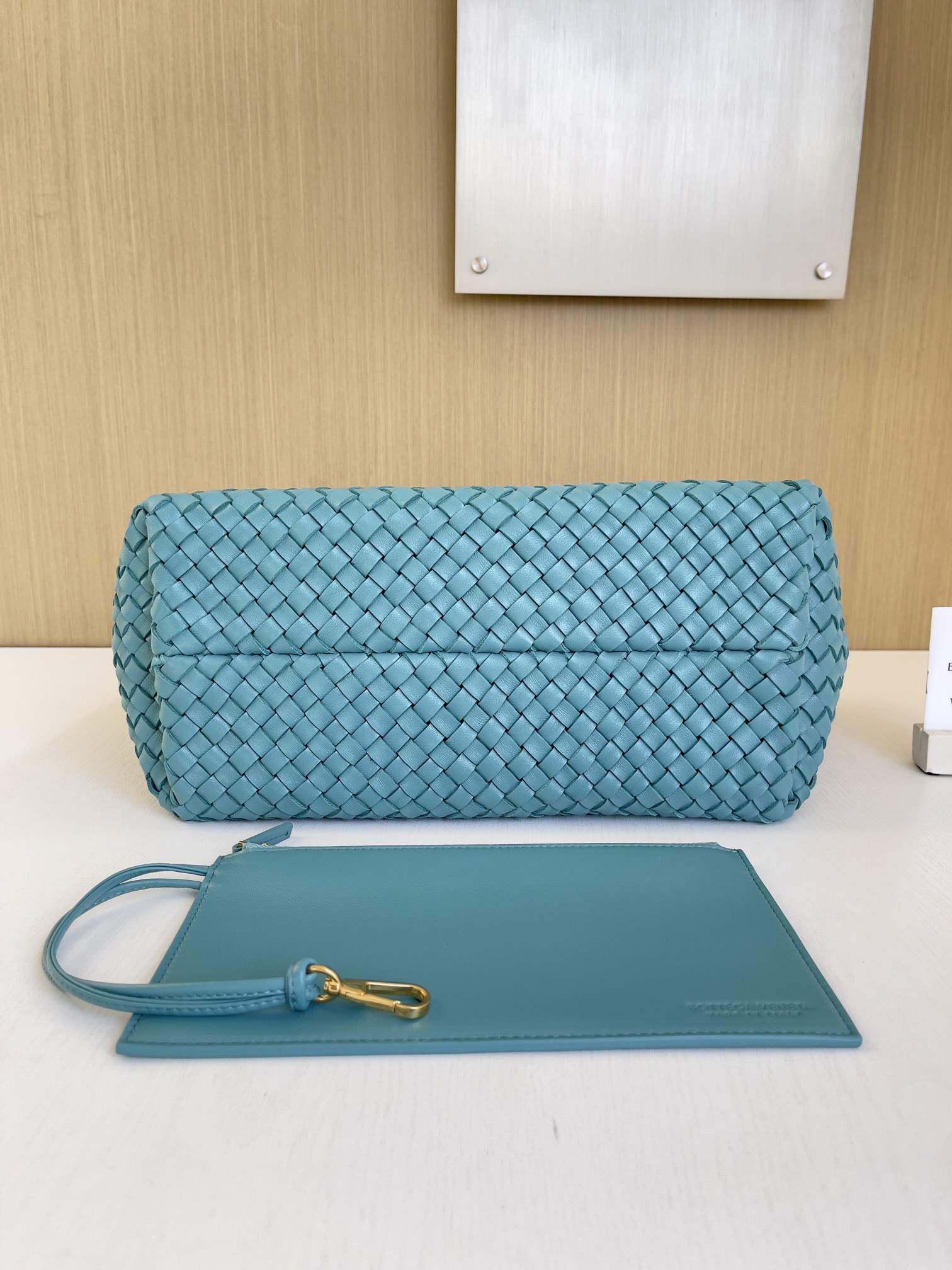 Bottega Veneta Hand-woven lambskin inside and out