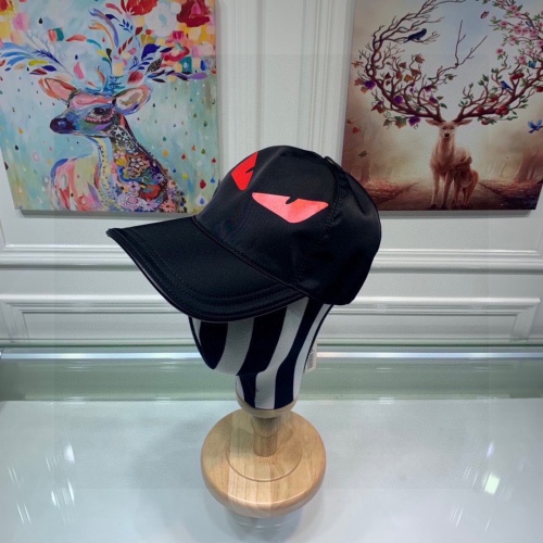 Fendi Monster Eyes Baseball Cap, Designer Oxford Fabric, Adjustable Strap 1 Fendi Monster Eyes Baseball Cap, Designer Oxford Fabric, Adjustable Strap