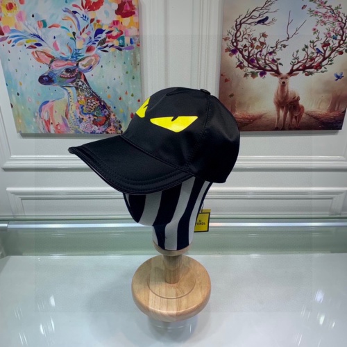 Fendi Monster Eyes Baseball Cap - Adjustable, Lightweight, and Breathable 1 Fendi Monster Eyes Baseball Cap - Adjustable, Lightweight, and Breathable