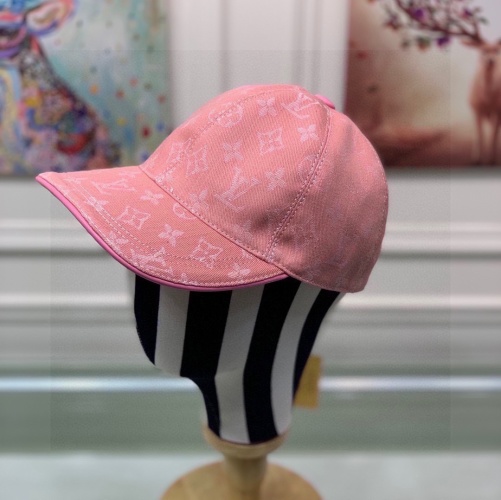 Louis Vuitton Denim Jacquard Baseball Cap, Adjustable Fit, Designer Headwear