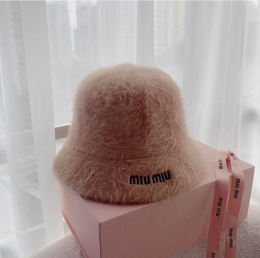 MiuMiu AAAA
 Hats Bucket Hat Straw Hat Online From China Lambswool Fall/Winter Collection