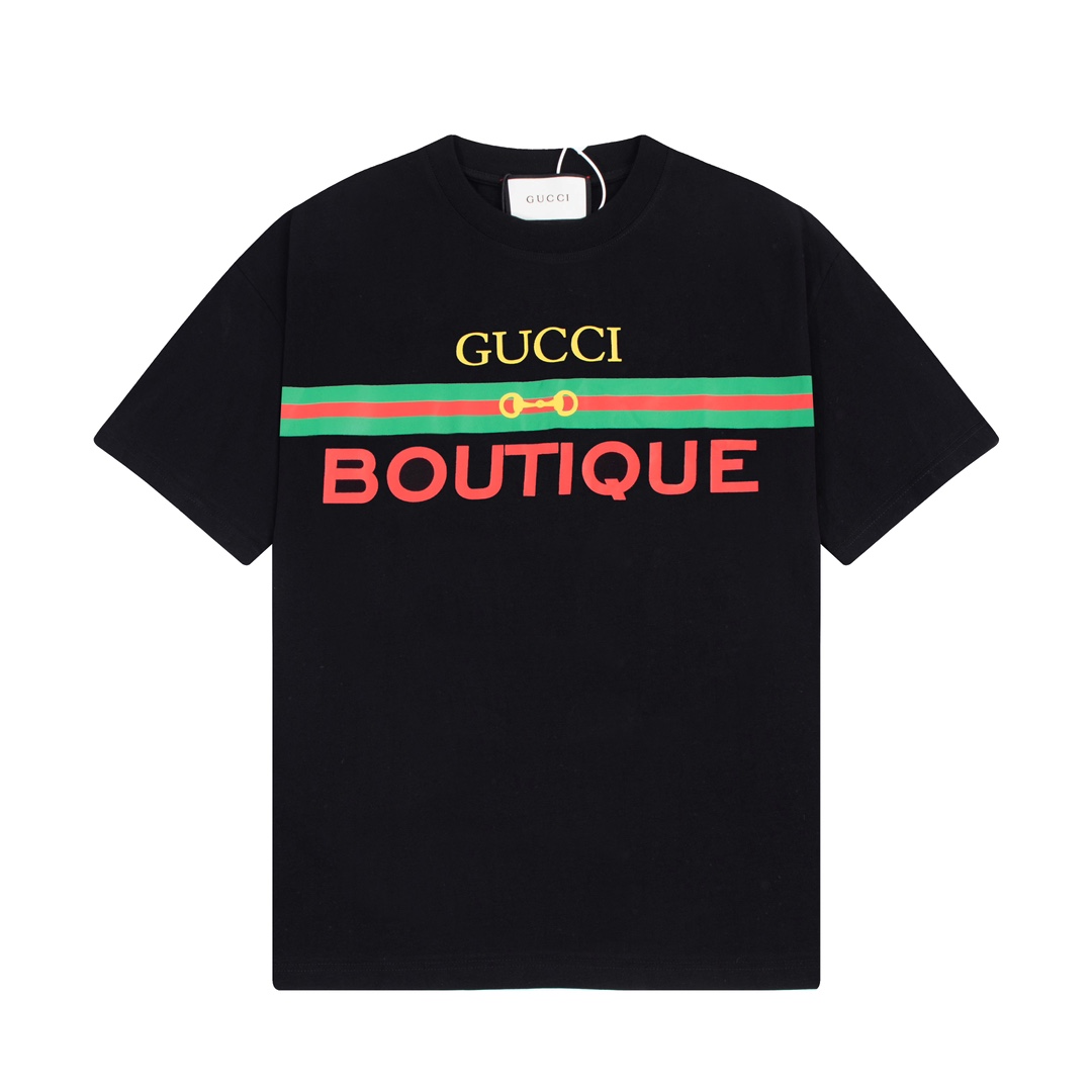 Gucci 古驰 Gucci Boutique字母印花短袖印花