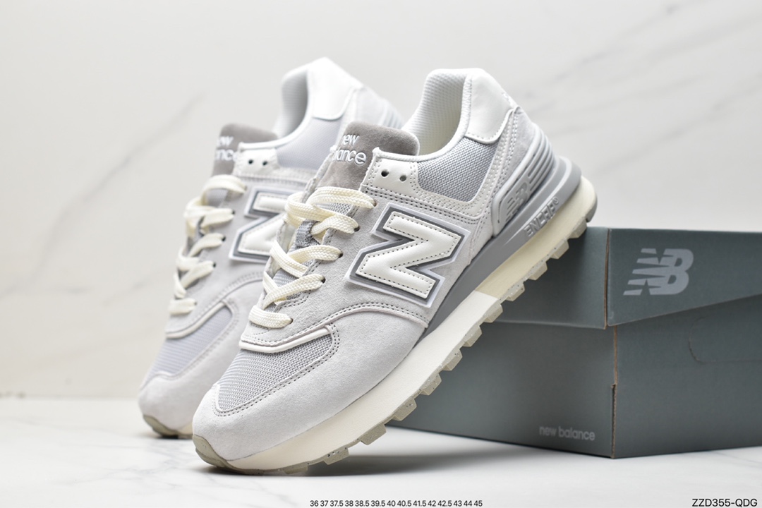 250 New Balance U574升级版系列低帮复古休闲运动慢跑鞋“米白色”U574LGE1