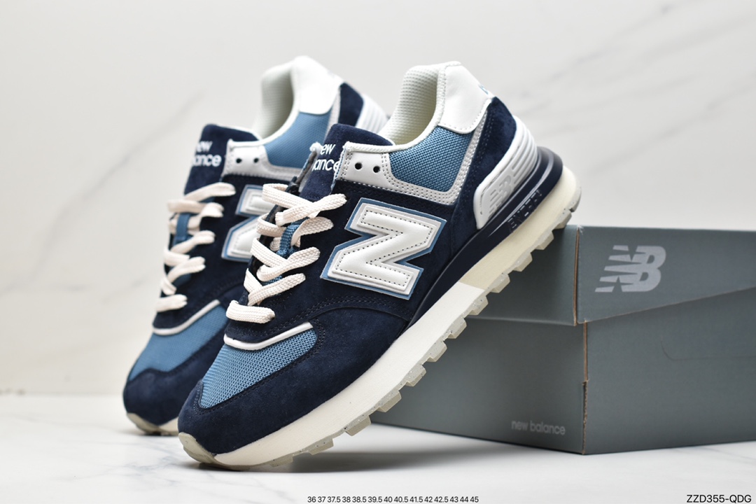 250 New Balance U574升级版系列低帮复古休闲运动慢跑鞋“米白色”U574LGE1