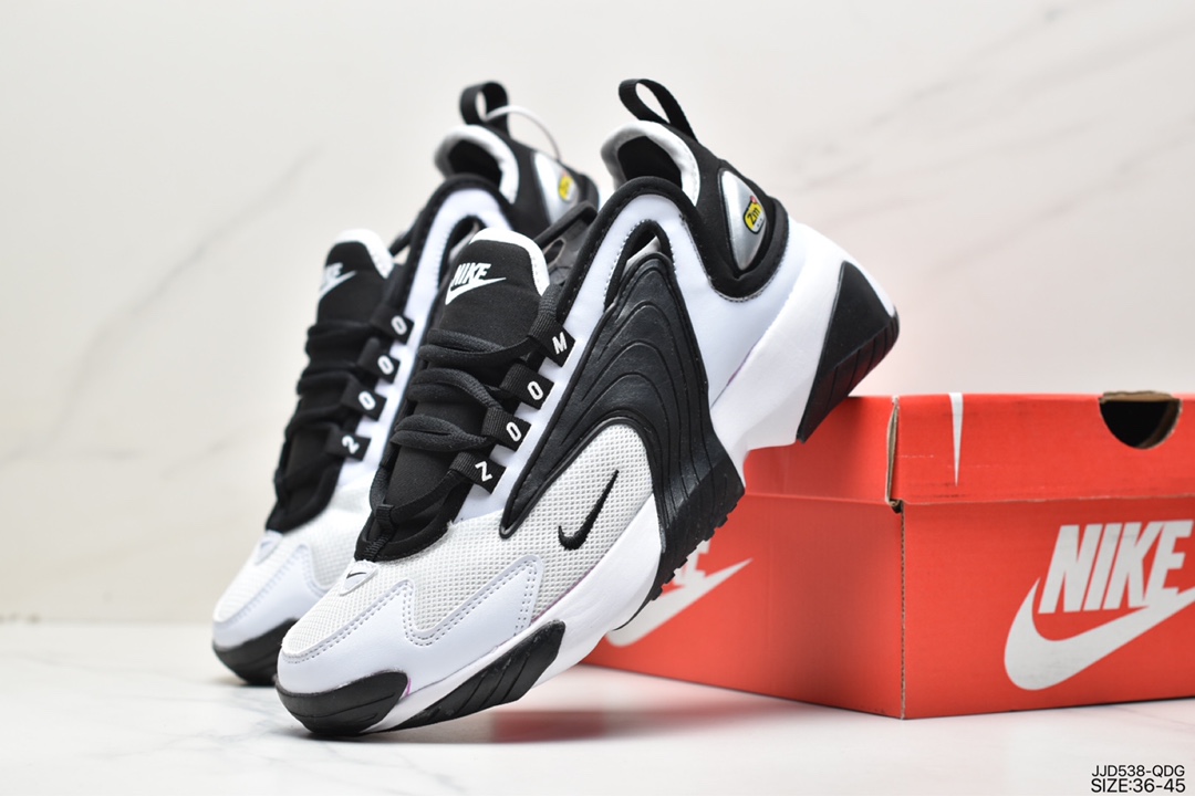 130 耐克老爹鞋系列 经典简单配色 舒适脚感Nike Zoom 2K Sneaker Zoom 2000复古百搭老爹慢跑鞋AO0354-100