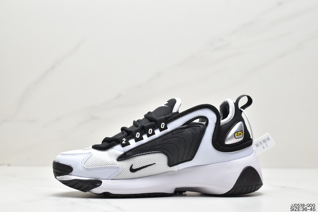 130 耐克老爹鞋系列 经典简单配色 舒适脚感Nike Zoom 2K Sneaker Zoom 2000复古百搭老爹慢跑鞋AO0354-100