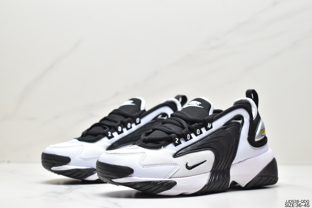 130 耐克老爹鞋系列 经典简单配色 舒适脚感Nike Zoom 2K Sneaker Zoom 2000复古百搭老爹慢跑鞋AO0354-100