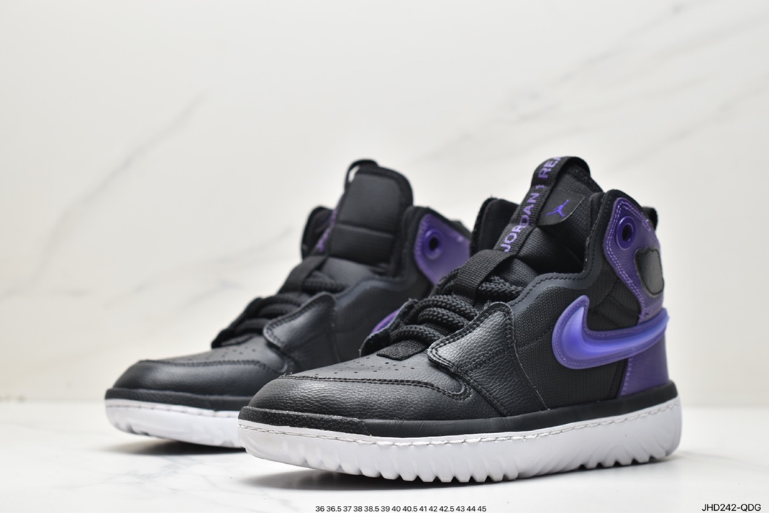 190 Air Jordan I High React”Court/Purple”瑞亚AJ1乔丹一代高帮AR5321-005
