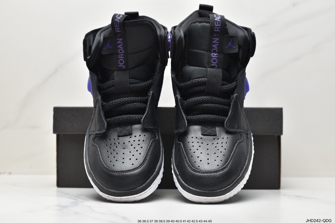 190 Air Jordan I High React”Court/Purple”瑞亚AJ1乔丹一代高帮AR5321-005