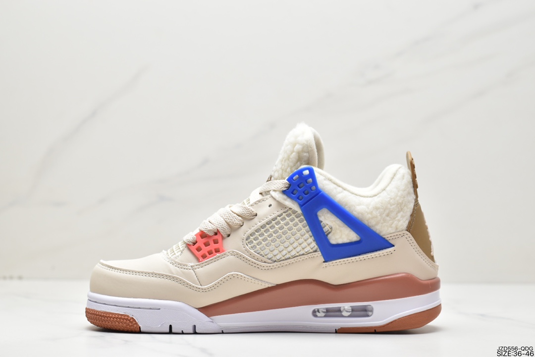 140 Air Jordan 4 鸳鸯 卡其色 AJ4代中帮复古休闲运动文化篮球鞋DC0790-103