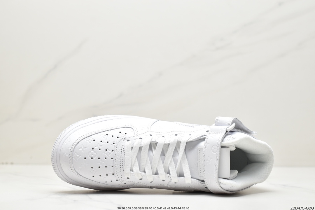 230 路易斯威登Louis Vuitton 联名创意定制 LV x Nike Air Force 1 Mid LV印花CQ2319-100