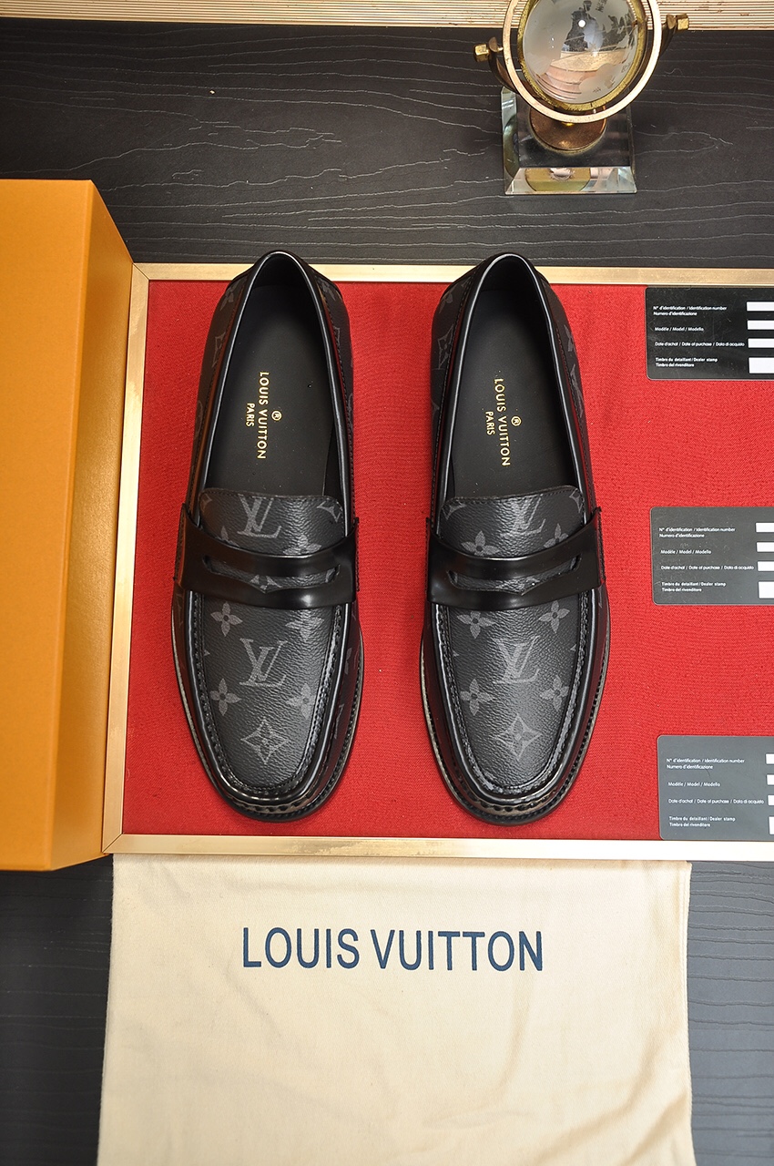 Nieuw
 Louis Vuitton Koeienhuid Echt leer Rubber