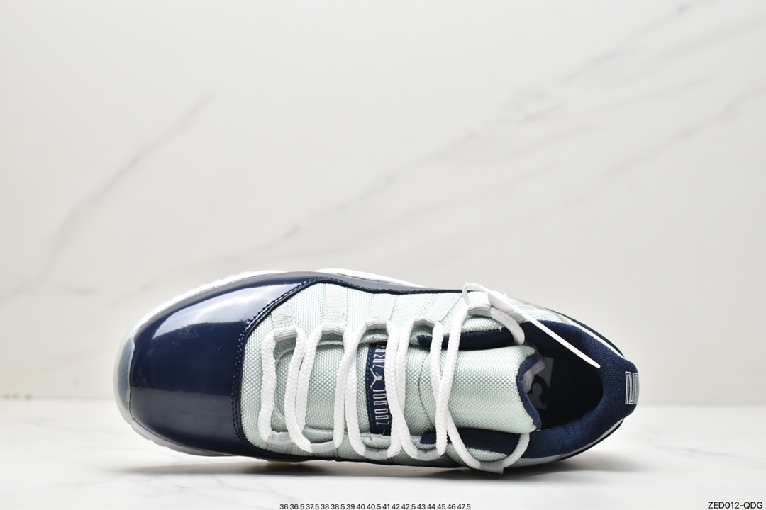 260 头层皮真碳耐克Nike Air Jordan 11 Retro Low”Columbia”AJ11代迈克尔·乔丹低帮528895-007