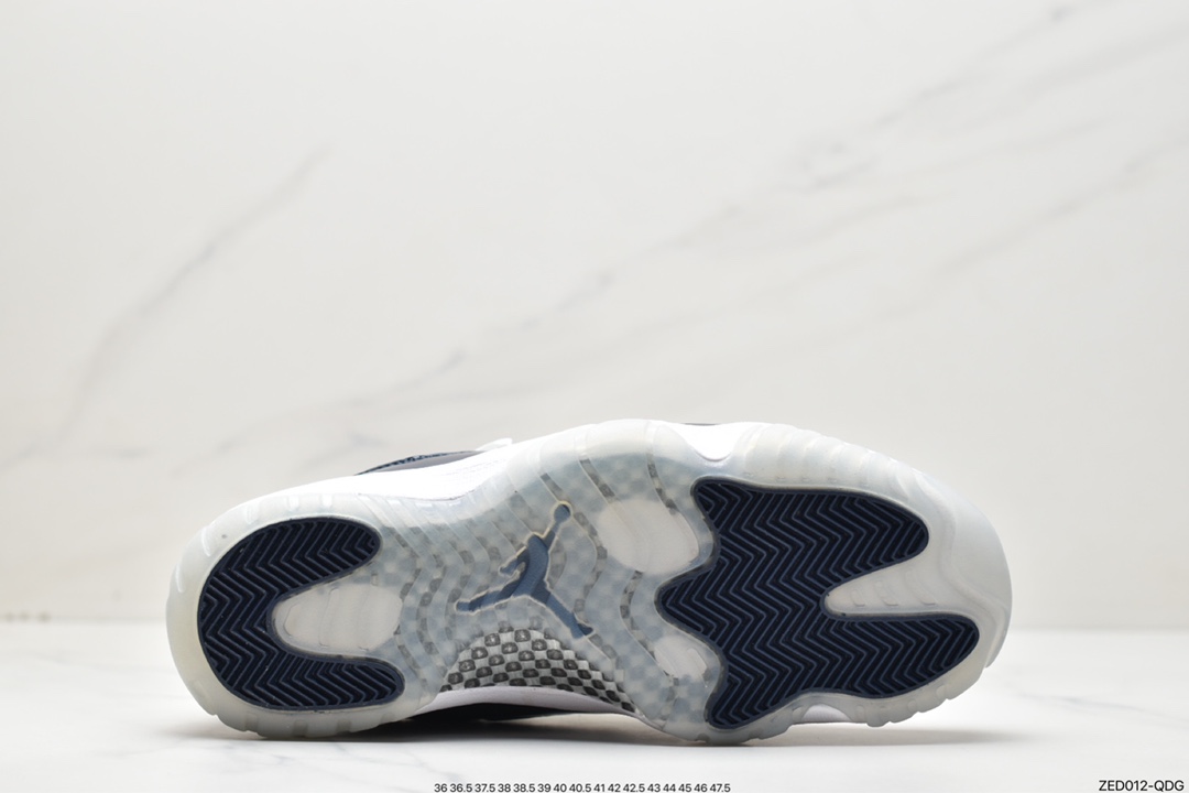 260 头层皮真碳耐克Nike Air Jordan 11 Retro Low”Columbia”AJ11代迈克尔·乔丹低帮528895-007