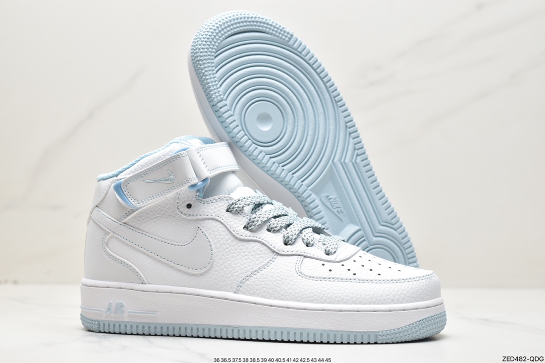 260 Nike Air Force 1 Mid 马克线满天星冰蓝 MK0619-255