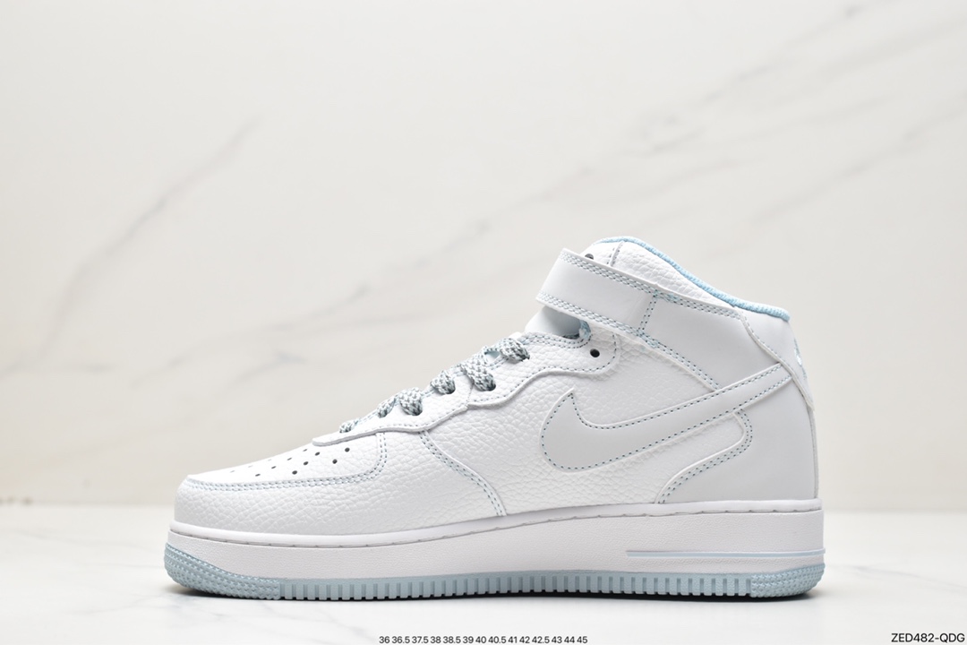260 Nike Air Force 1 Mid 马克线满天星冰蓝 MK0619-255