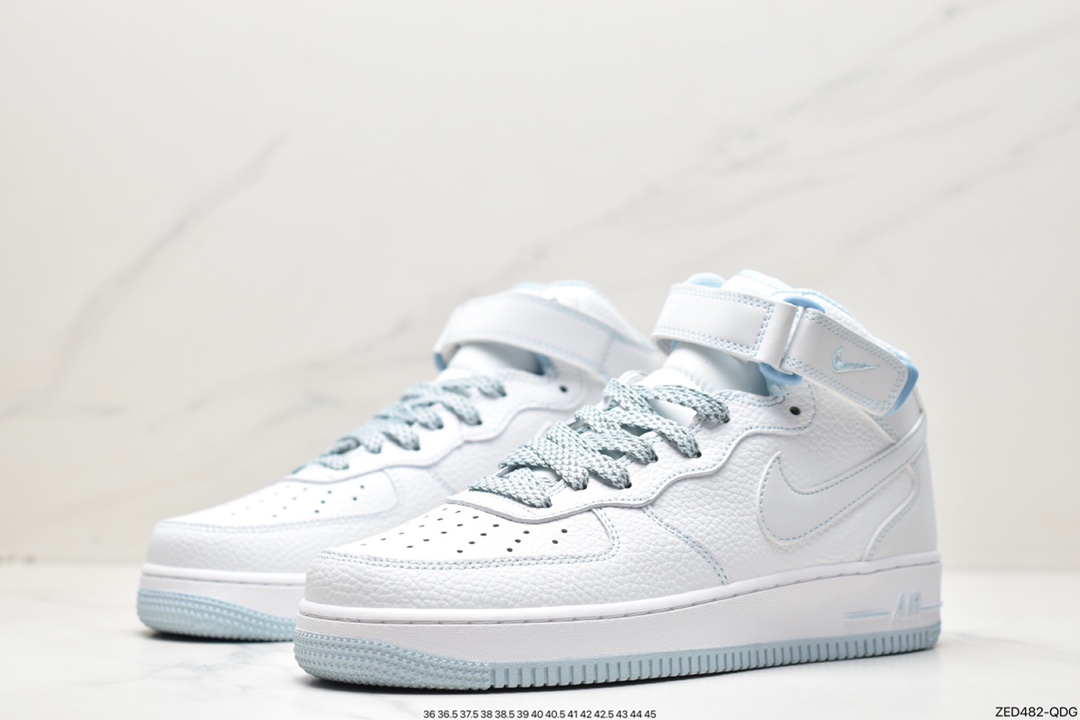 260 Nike Air Force 1 Mid 马克线满天星冰蓝 MK0619-255
