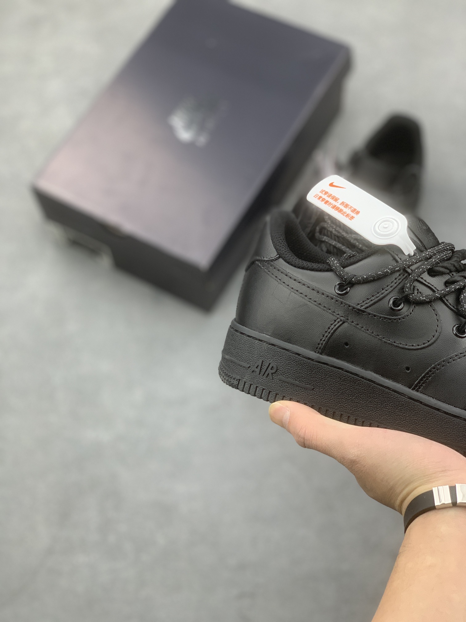 Nike Air Force 1 Sneakers - CV1724-001 - Original Quality, All Black, Classic Style 6 i1670276367 1674 4