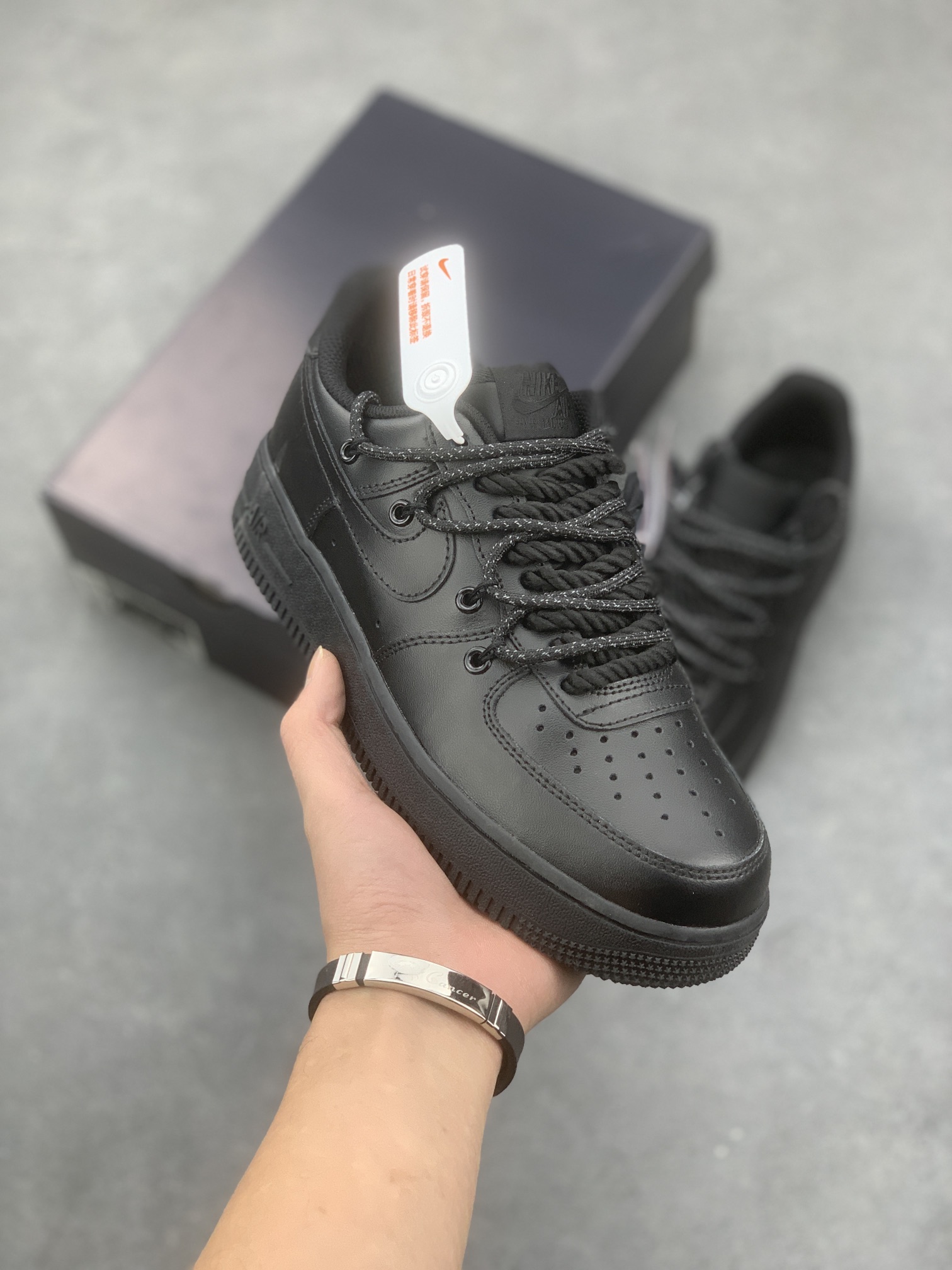 Nike Air Force 1 Sneakers - CV1724-001 - Original Quality, All Black, Classic Style 2 i1670276367 8173 0