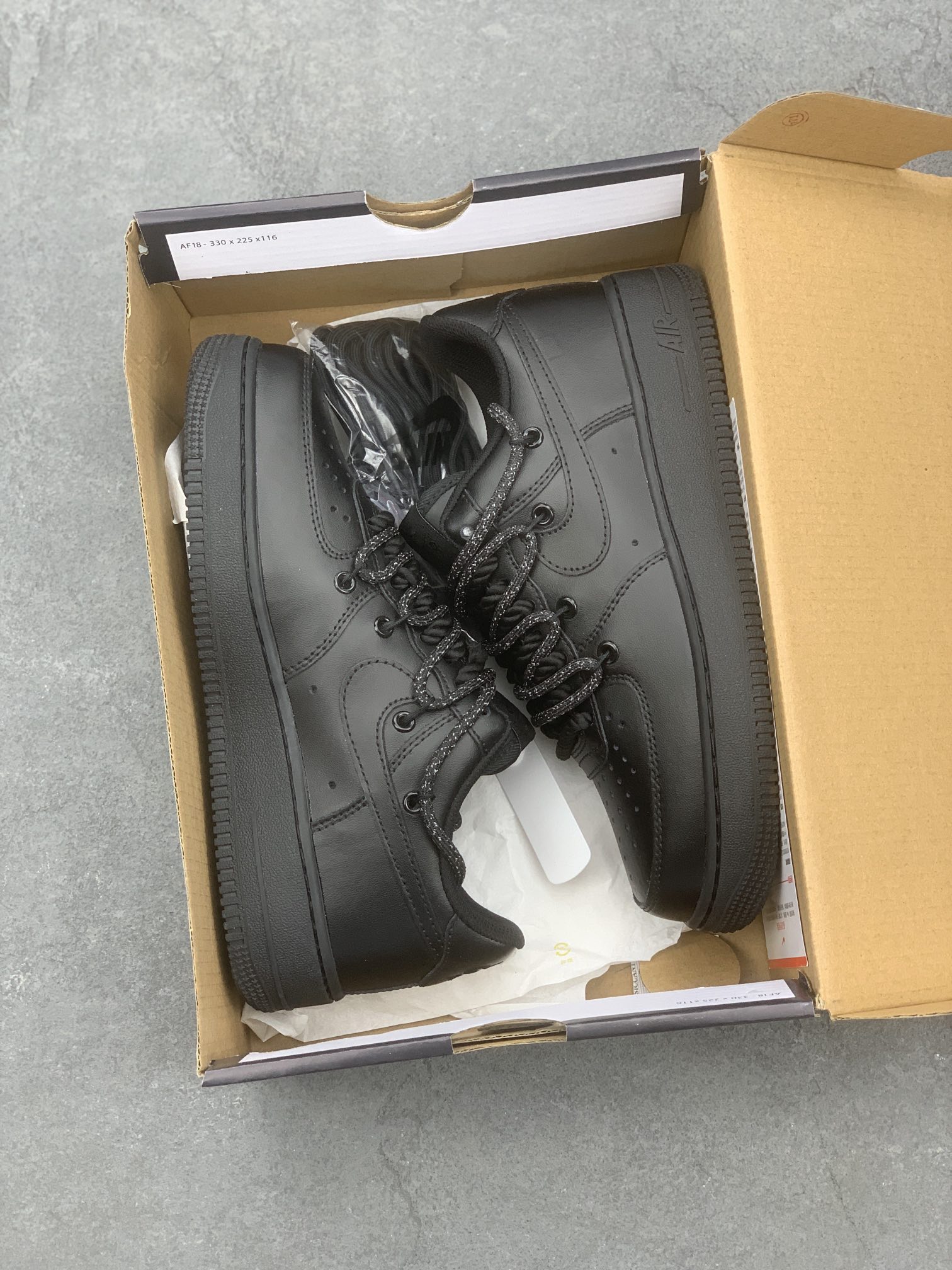 Nike Air Force 1 Sneakers - CV1724-001 - Original Quality, All Black, Classic Style 10 i1670276367 8505 8