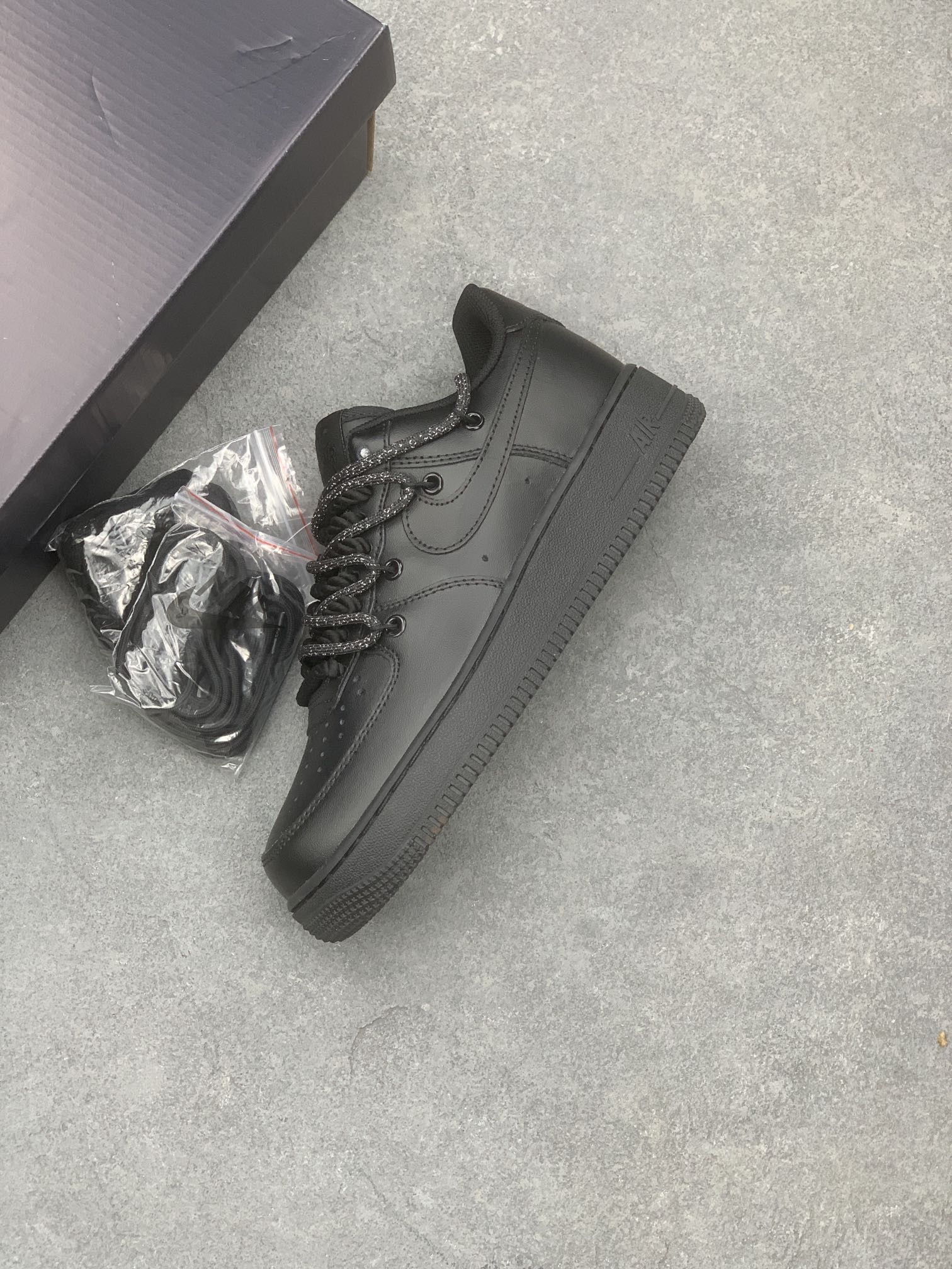 Nike Air Force 1 Sneakers - CV1724-001 - Original Quality, All Black, Classic Style 8 i1670276367 9834 6