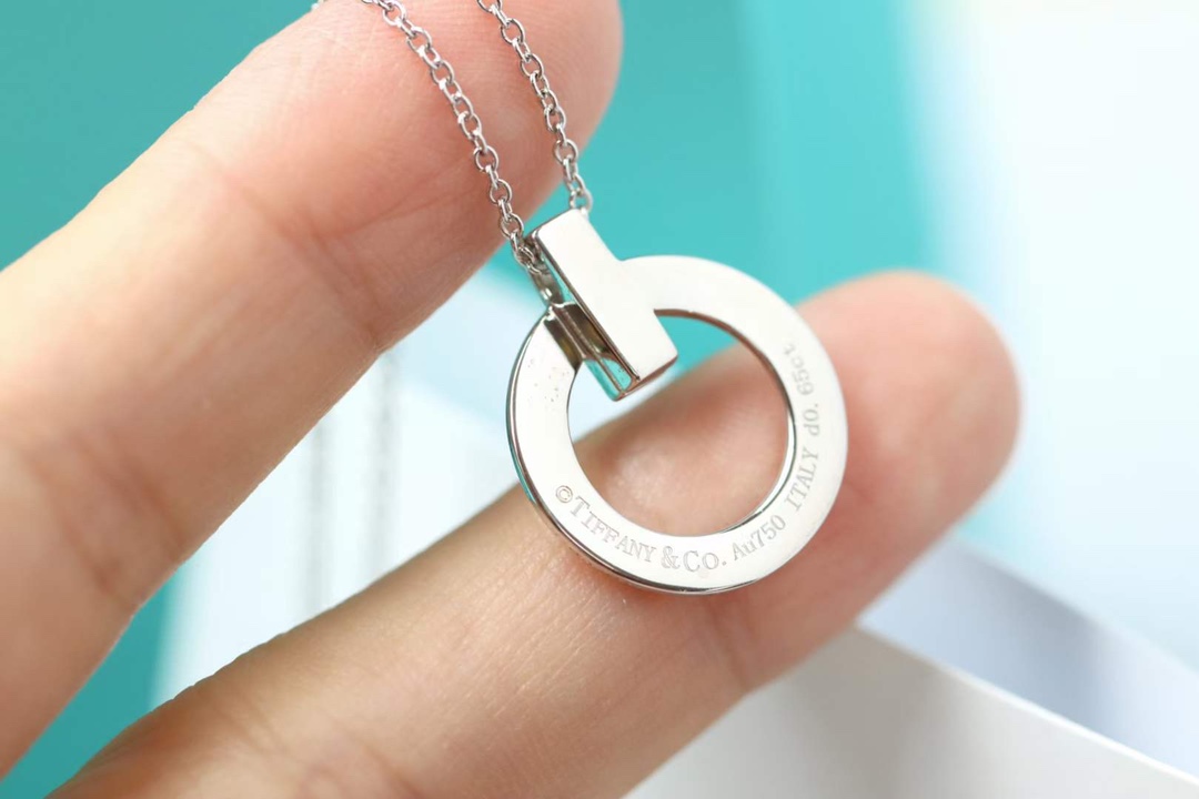 Tiffany & Co. Tiffany&Co.T1 系列满钻锁骨项链