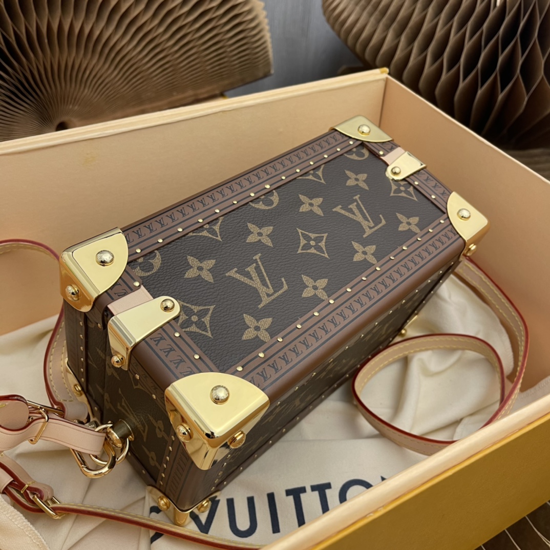 路易威登 Louis Vuitton 高定典藏经典高奢皮具手袋托特包斜挎包女包 #0609BEA0 5