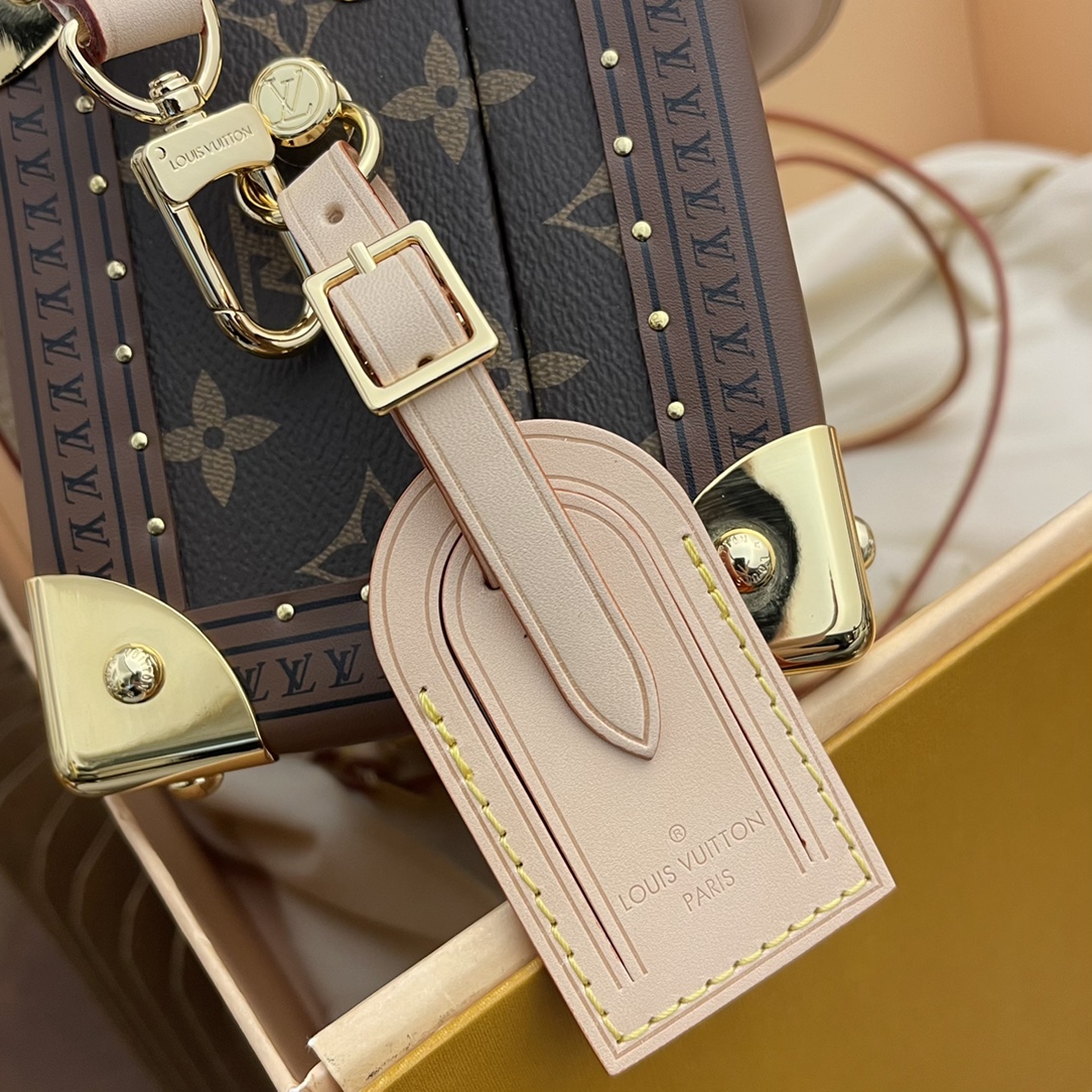 路易威登 Louis Vuitton 高定典藏经典高奢皮具手袋托特包斜挎包女包 #0609BEA0 6