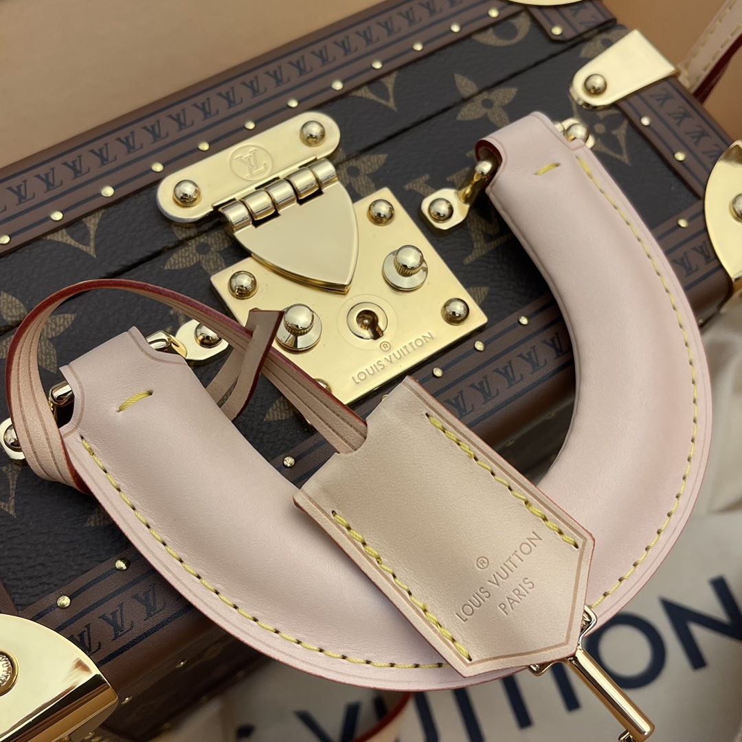 路易威登 Louis Vuitton 高定典藏经典高奢皮具手袋托特包斜挎包女包 #0609BEA0 7