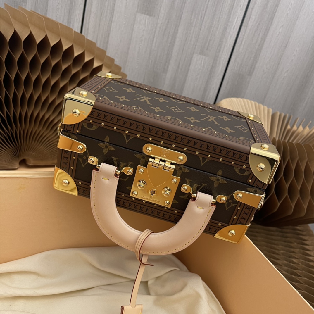 路易威登 Louis Vuitton 高定典藏经典高奢皮具手袋托特包斜挎包女包 #0609BEA0 4