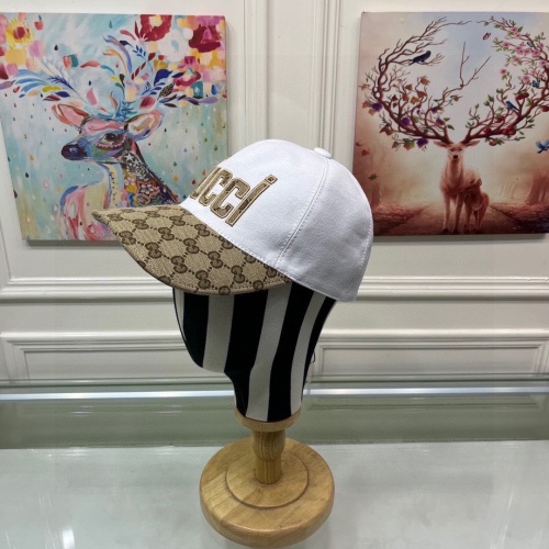 Gucci Baseball Cap Embroidered Canvas Adjustable Hat 1 Gucci Baseball Cap Embroidered Canvas Adjustable Hat