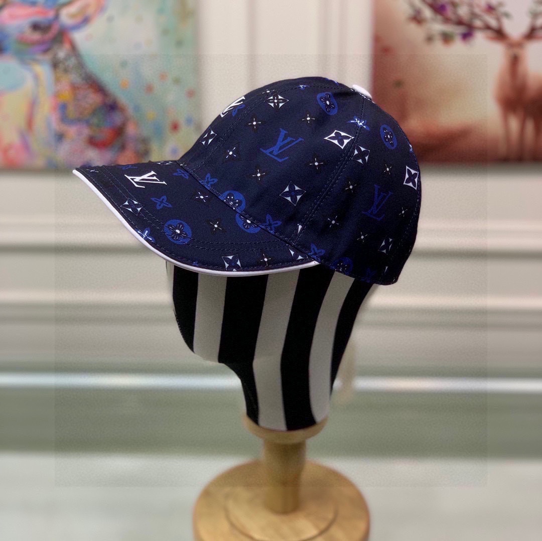Louis Vuitton Hats Baseball Cap Canvas Cowhide