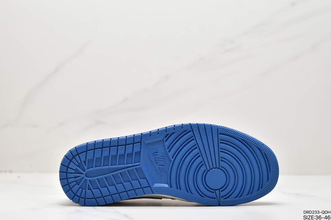 110 fragment design x Travis Scott x Air Jordan 1 Low OG SP AJ1经典低帮篮球鞋DM7866-162