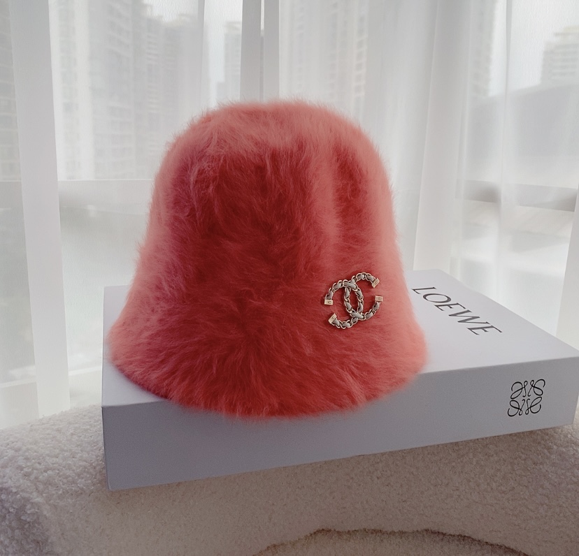 Chanel Hats Bucket Hat Rabbit Hair Fall/Winter Collection