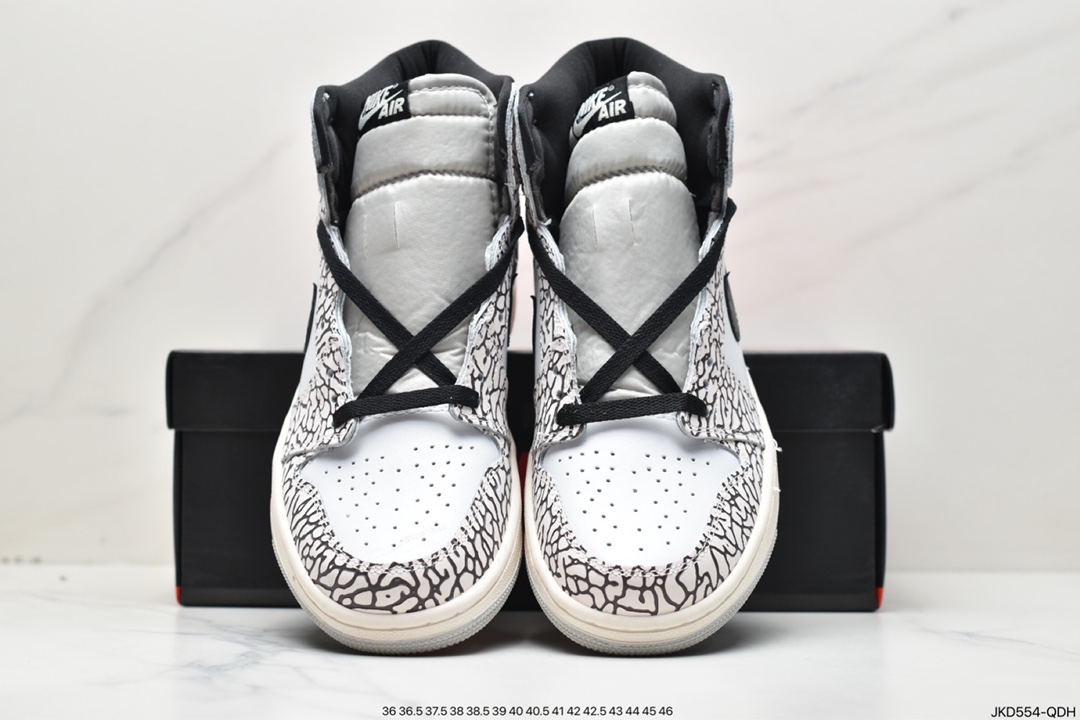 160 耐克Nike Air Jordan 1 Retro High OG”White Cement”AJ1代经典DZ5485-052