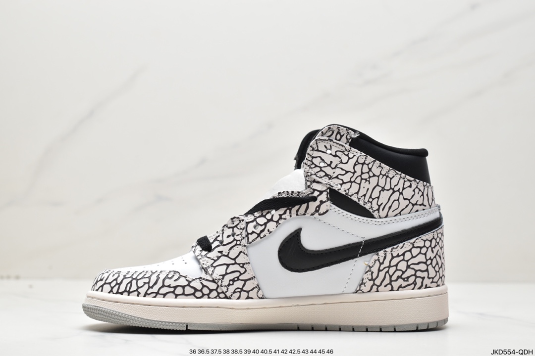 160 耐克Nike Air Jordan 1 Retro High OG”White Cement”AJ1代经典DZ5485-052