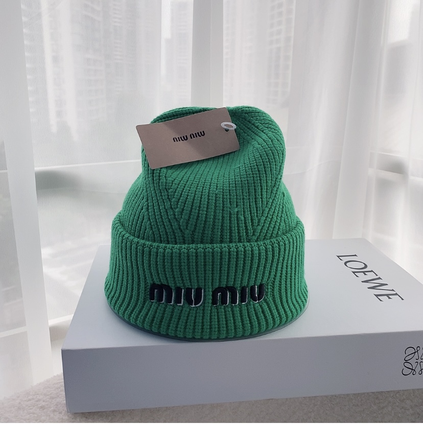 MiuMiu Replicas
 Hats Knitted Hat Knitting Fall/Winter Collection Fashion
