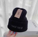 MiuMiu Hats Knitted Hat Knitting Fall/Winter Collection Fashion