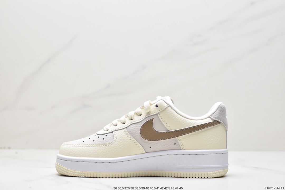 190 Nike Air Force 1 Low '07 奶茶棕小钩空军一号FB8483-100