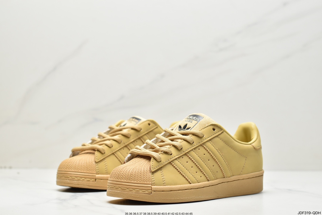 Adidas clover Originals Superstar ”Sail/Green/Lace” shell head series low-top classic all-match casual sports shoes G-Z4831