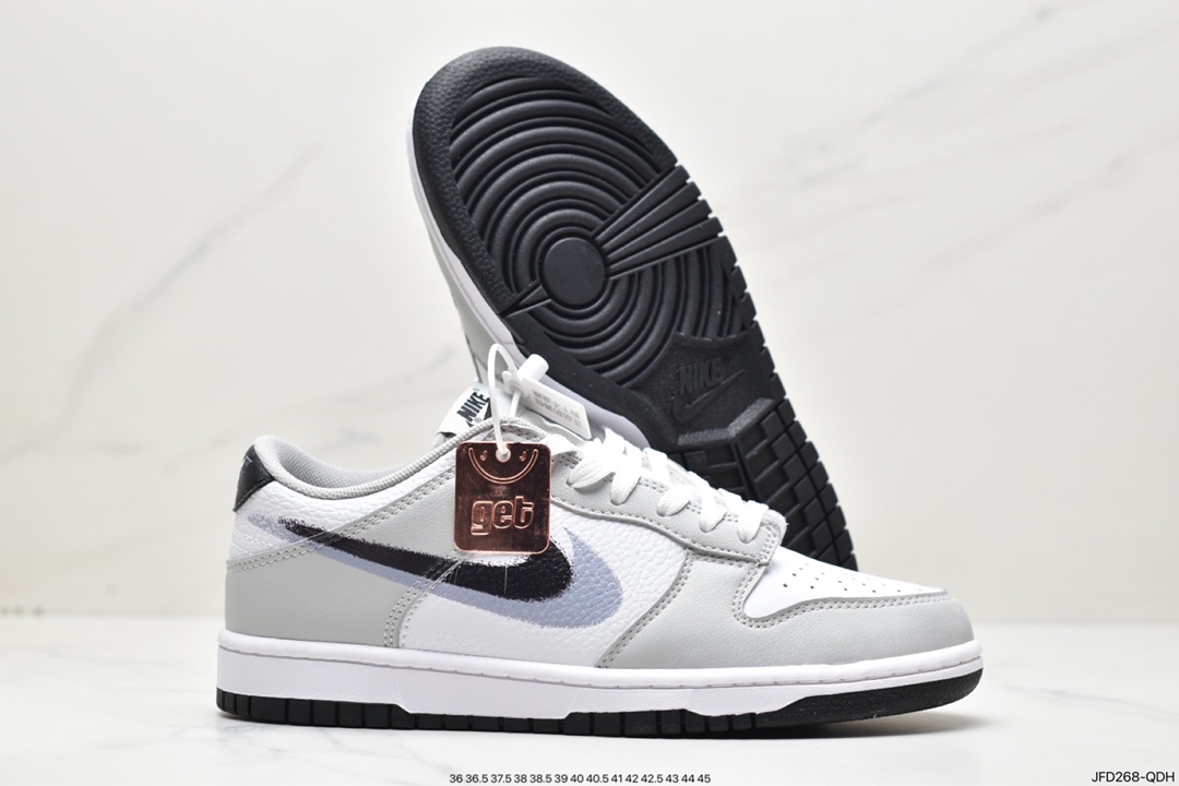 170 Nike Dunk Low 耐克 SB 低帮 喷漆双勾白色 FD0661-100