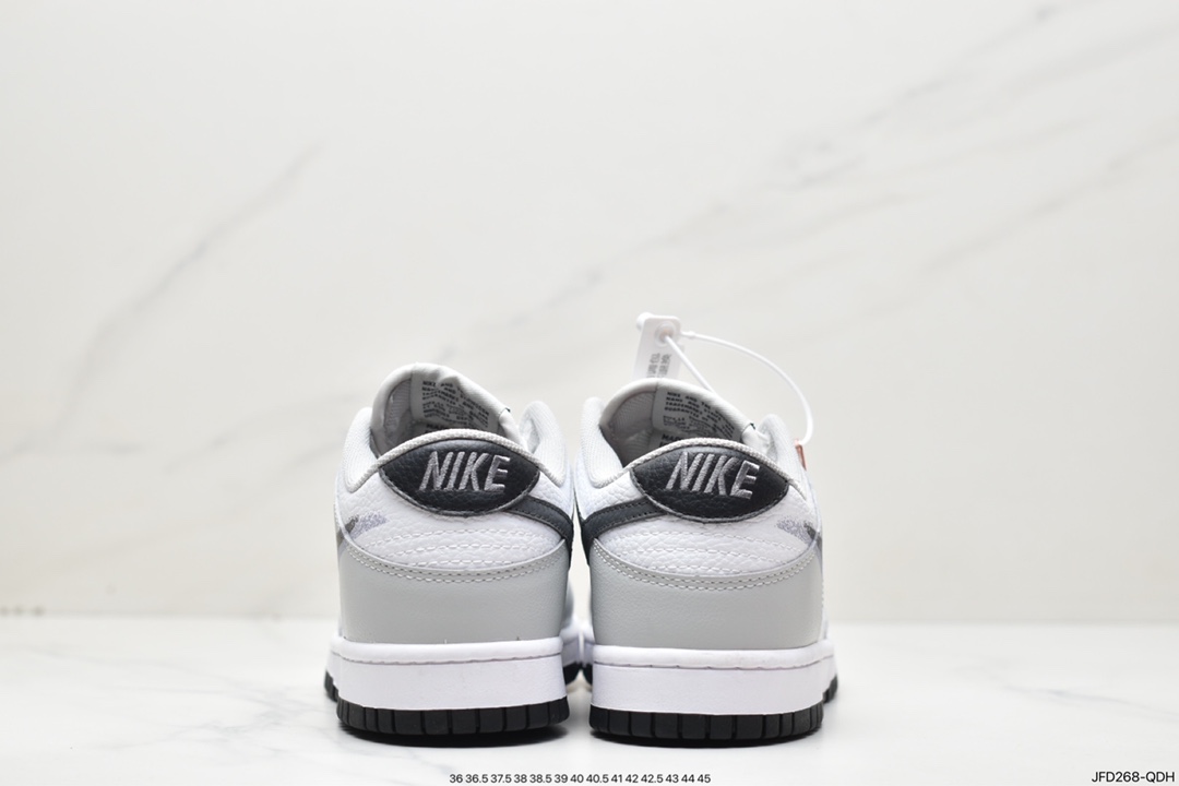 170 Nike Dunk Low 耐克 SB 低帮 喷漆双勾白色 FD0661-100