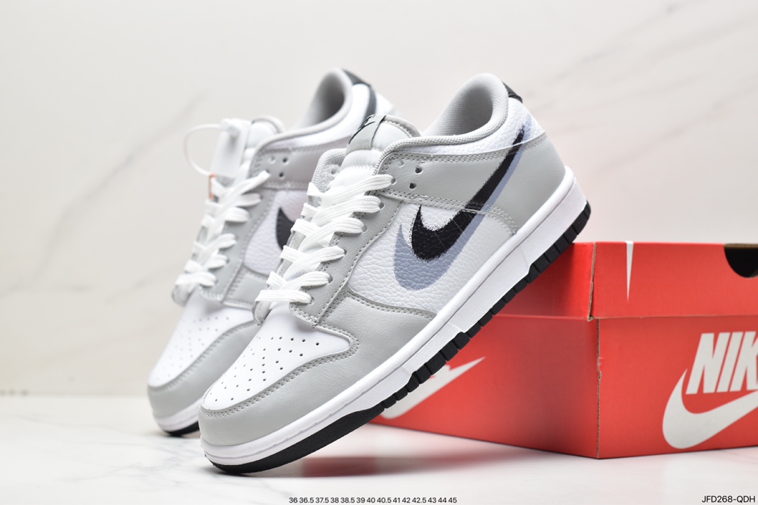 170 Nike Dunk Low 耐克 SB 低帮 喷漆双勾白色 FD0661-100