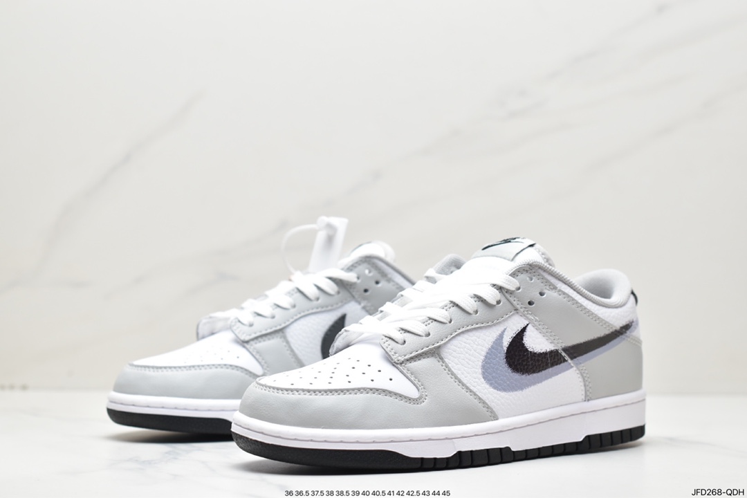 170 Nike Dunk Low 耐克 SB 低帮 喷漆双勾白色 FD0661-100