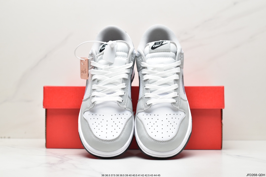 170 Nike Dunk Low 耐克 SB 低帮 喷漆双勾白色 FD0661-100