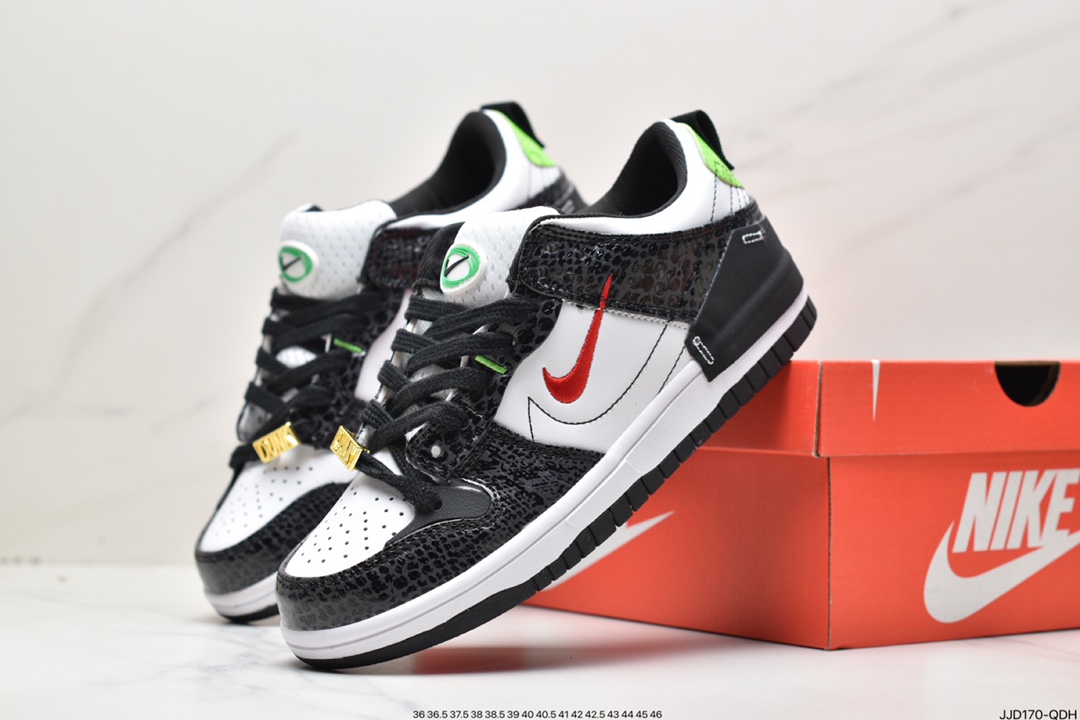 130 耐克Nike Wmns Dunk Low Disrupt 2”Just Do It/Snakeskin”轻量扣篮破坏二代DV1490-161
