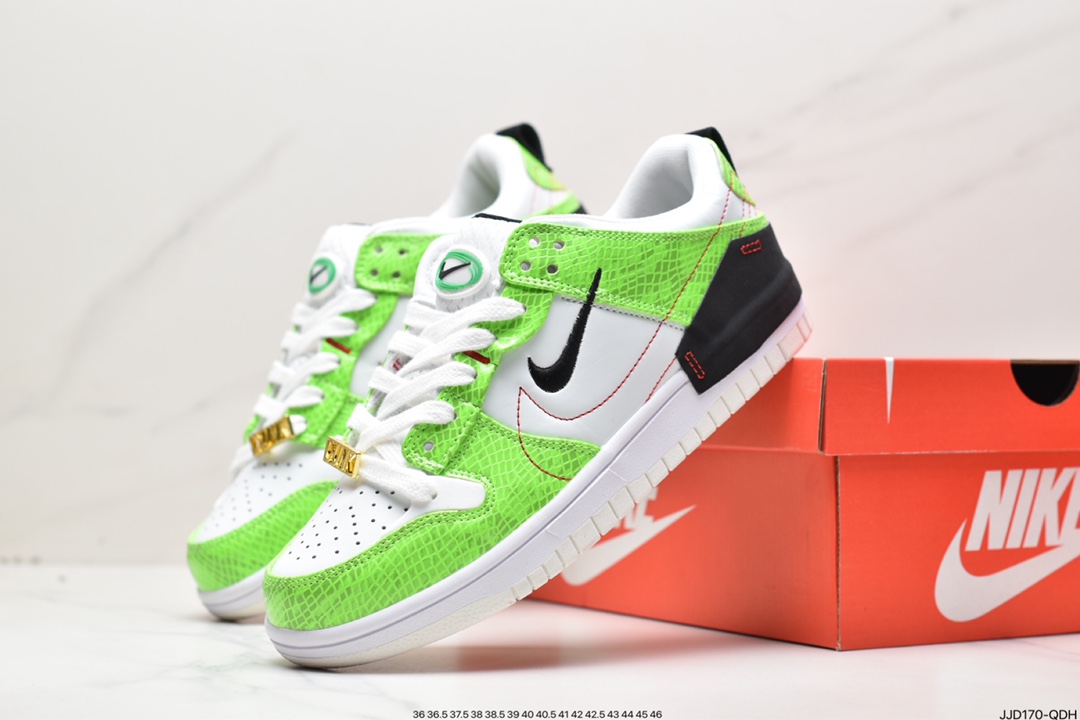 130 耐克Nike Wmns Dunk Low Disrupt 2”Just Do It/Snakeskin”轻量扣篮破坏二代DV1490-161