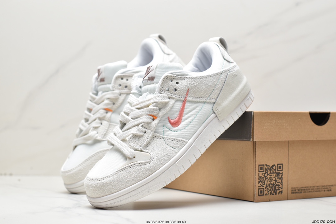 120 耐克Nike Wmns Dunk Low Disrupt 2”Just Do It/Snakeskin”轻量扣篮破坏二代DH4402-102