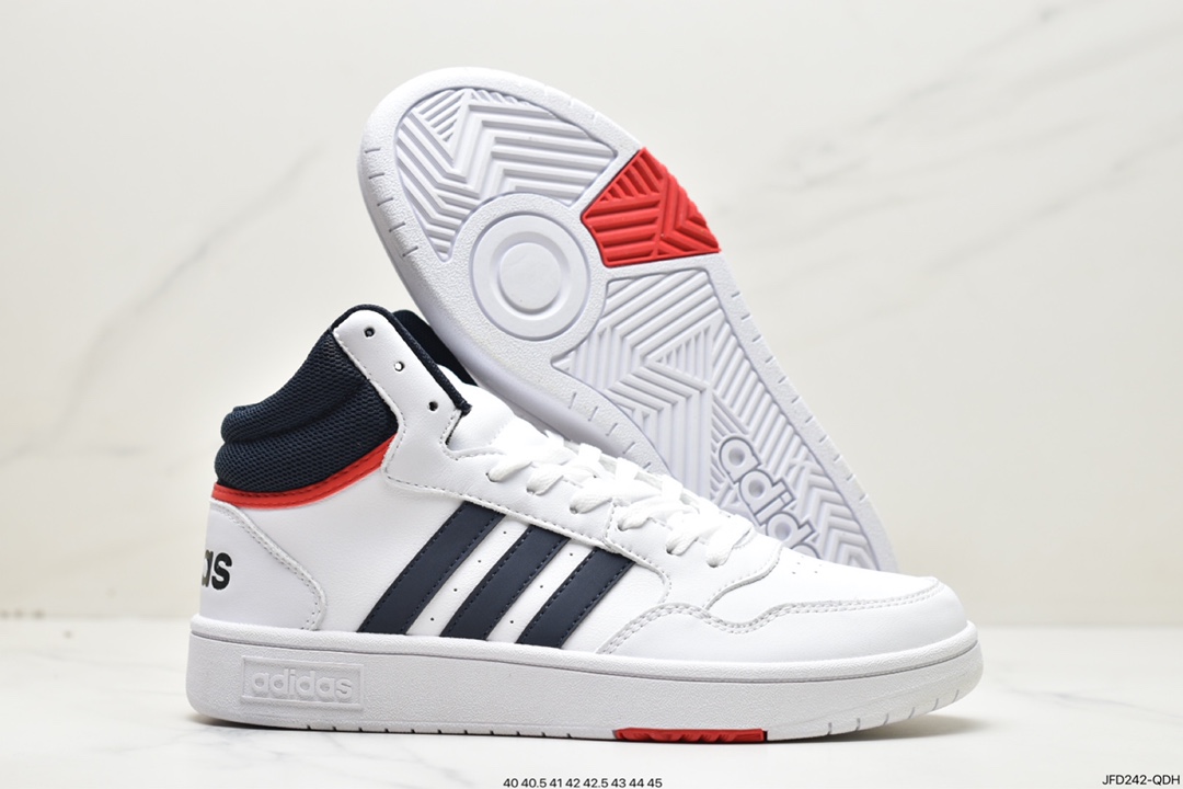 ”,clover adidas HOOPS 3.0MID Rome series low-top retro sneakers GY5543 ”